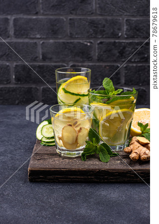 Set of various healthy detox water Set of various healthy detox water 78679618