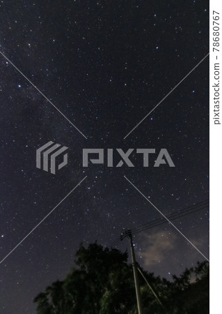 Starscape in early autumn, North Milky Way, Cassiopeia Starscape in early autumn, North Milky Way, Cassiopeia 78680767