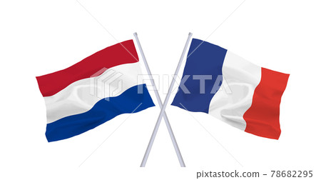 Flags of France and the Netherlands 78682295