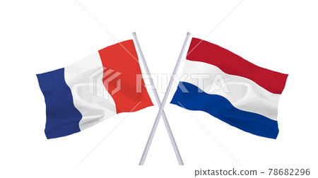Flags of France and the Netherlands 78682296