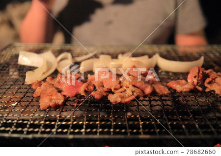 BBQ at camp 78682660