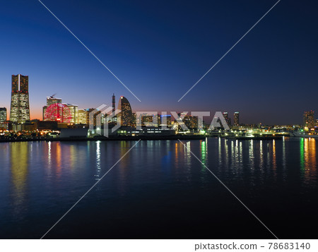 Yokohama Minatomirai Night View / Yokohama, Japan Yokohama Minatomirai Night View / Yokohama, Japan 78683140