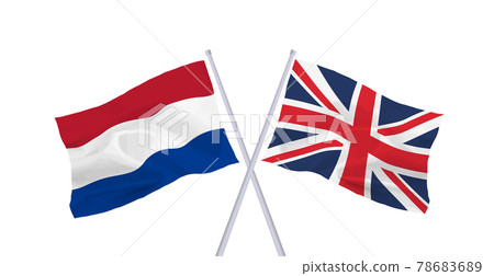 British and Dutch flags British and Dutch flags 78683689
