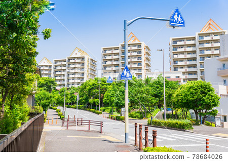 住宅區/新興住宅區形象 住宅區/新興住宅區形象 78684026