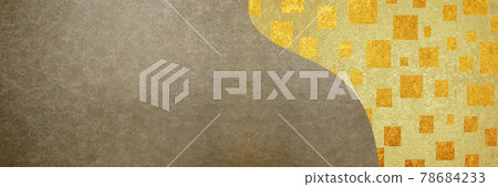 Design with gold leaf Design with gold leaf 78684233