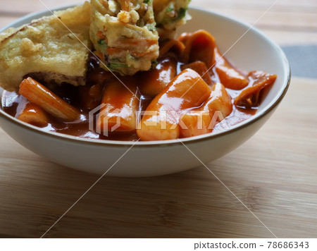 Korean food Tteokbokki and fried food Korean food Tteokbokki and fried food 78686343