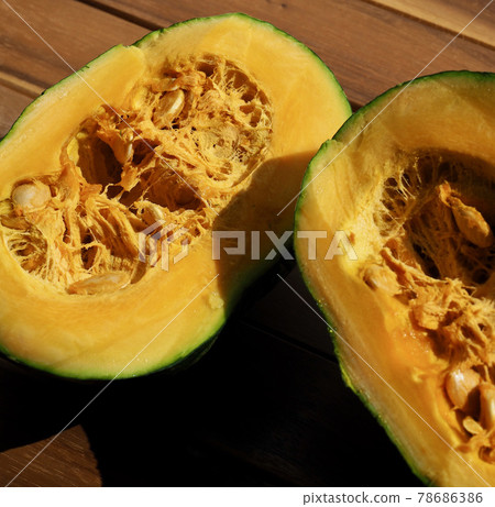 新鮮有機蔬菜甜南瓜 78686386