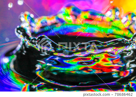 漣漪漣漪彩虹水滴 78686462