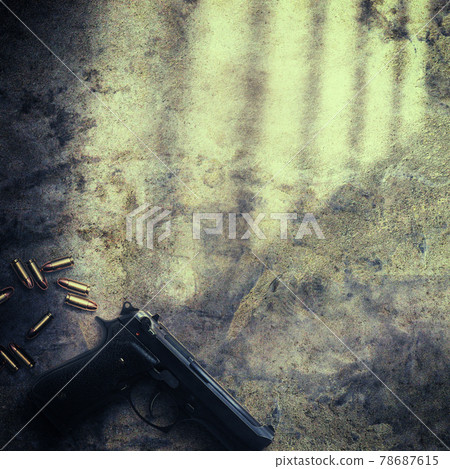 Image material of a pistol 78687615