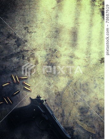 手槍的圖像素材 手槍的圖像素材 78687619