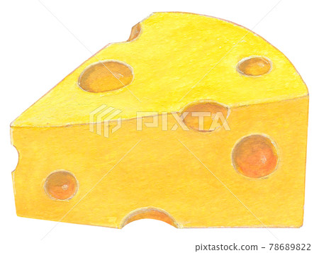 Hand-painted food and drink menu cheese 78689822