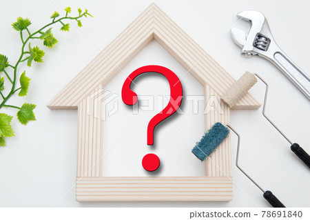 Home remodeling renovation question mark 78691840