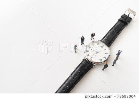手錶和商人風格的微型玩偶 78692004