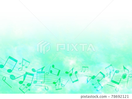 Watercolor texture of turquoise notes 78692121
