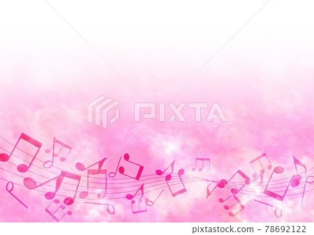 Watercolor texture of pink notes - Stock Illustration [78692122] - PIXTA