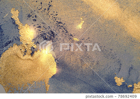 Vinatge shining abstract blue, yellow and gold marble pattern with sparkles Vinatge shining abstract blue, yellow and gold marble pattern with sparkles 78692409