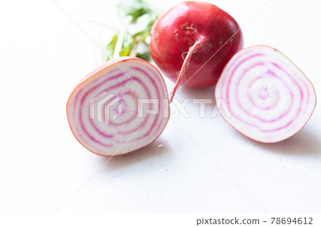 具有美麗橫截面的甜菜 78694612