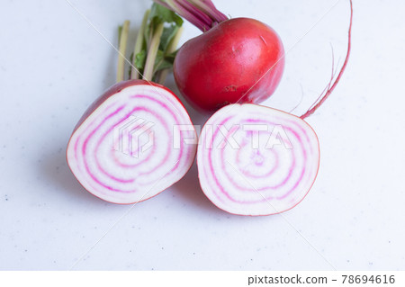 具有美麗橫截面的甜菜 78694616