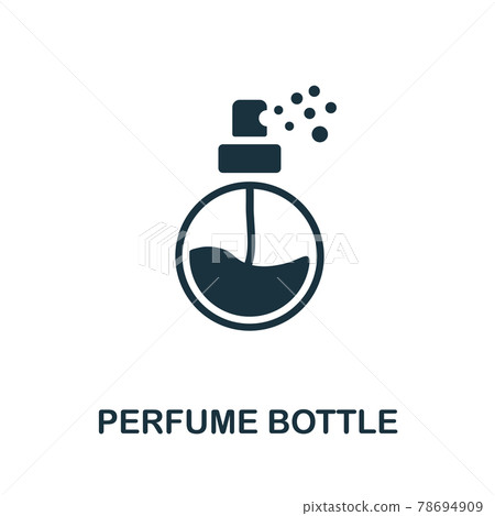 Perfume Bottle icon. Monochrome simple element from packaging collection. Creative Perfume Bottle icon for web design, templates, infographics and more Perfume Bottle icon. Monochrome simple element from packaging collection. Creative Perfume Bottle icon for web design, templates, infographics and more 78694909
