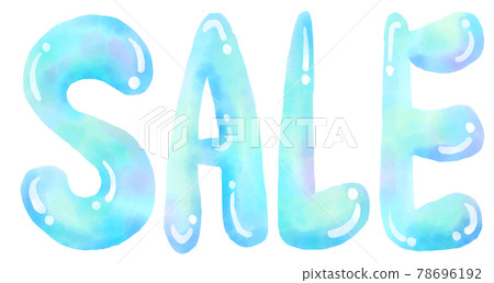 插圖字符_SALE_blue_horizontal 78696192