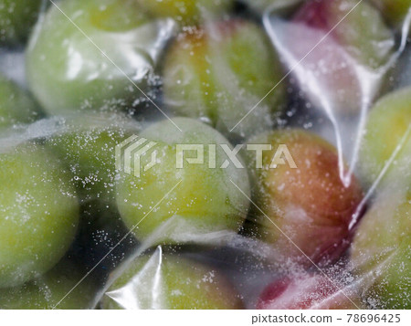 Frozen plums, plum work June Frozen plums, plum work June 78696425