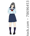 Encouraging girl 78696453