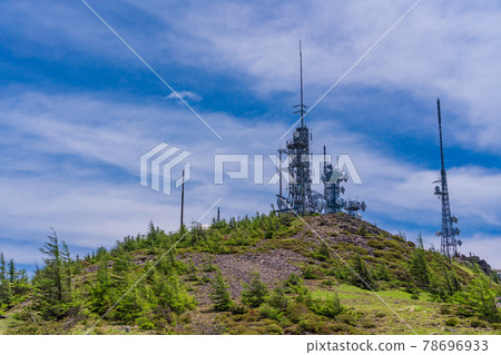 (Nagano Prefecture) Communication facility at Ougatou, Utsukushigahara Plateau 78696933