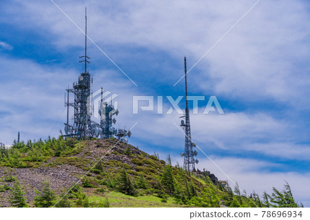 (Nagano Prefecture) Communication facility at Ougatou, Utsukushigahara Plateau 78696934