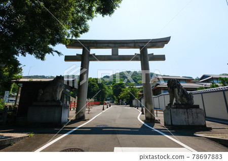 Kyoto City Kyoto Ryozen Gokoku Shrine Torii Kyoto City Kyoto Ryozen Gokoku Shrine Torii 78697883