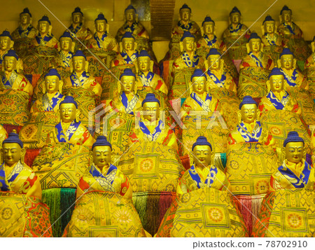 Buddha statue at Lhasa Depun Temple Buddha statue at Lhasa Depun Temple 78702910