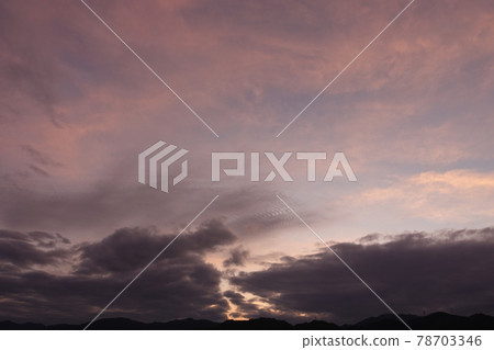 《Hiroshima City》 Evening sky 《Hiroshima City》 Evening sky 78703346
