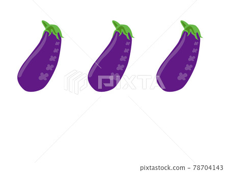 Handwritten eggplant 78704143