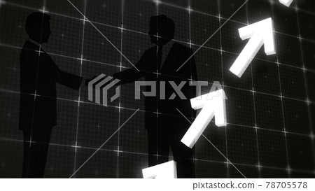 箭頭商人成長形像上升 78705578
