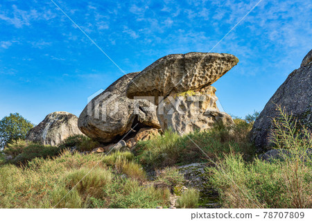 Los Barruecos Natural Monument, Malpartida de Caceres, Extremadura, Spain. 78707809
