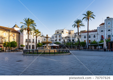 Square of Spain, Plaza de Espana in Merida, Extremadura, Spain 78707826