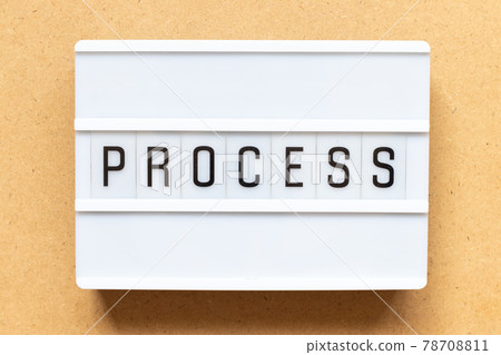 Lightbox with word process on wood background Lightbox with word process on wood background 78708811