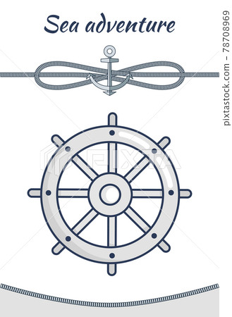 Sea Adventure, Vector Cordage Ropes Collection Sea Adventure, Vector Cordage Ropes Collection 78708969