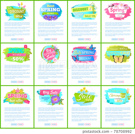 Spring Big Sale -50 Off Advertisement Label Tulip 78708992