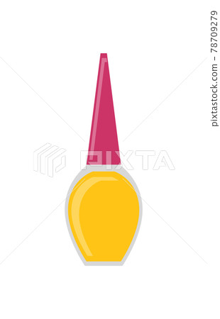 Cute Nail Polish Template Vector Illustration Cute Nail Polish Template Vector Illustration 78709279