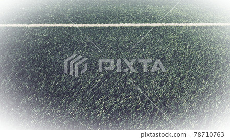 soccer field for championship.The marking of the football field on the green grass. White line. Football field area. Retro or vintage style. Light vignetting around the edges soccer field for championship.The marking of the football field on the green grass. White line. Football field area. Retro or vintage style. Light vignetting around the edges 78710763