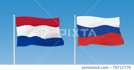 俄羅斯和荷蘭國旗 78712776
