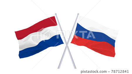 Russian and Dutch flags Russian and Dutch flags 78712841