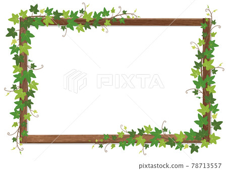 Ivy leaf frame Ivy frame - Stock Illustration [78713557] - PIXTA