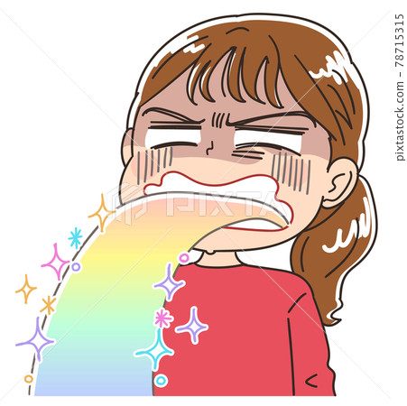 nausea, person, vector - Stock Illustration [78715315] - PIXTA