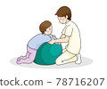Children and therapists rehabilitating with balls 78716207