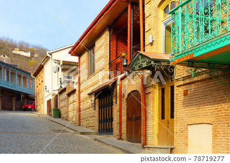 Architecture of Sighnaghi city in Kakheti, Georgia Architecture of Sighnaghi city in Kakheti, Georgia 78719277