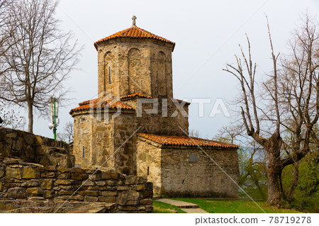 Church of Archangel Michael in Georgian Nekresi monastery in spring Church of Archangel Michael in Georgian Nekresi monastery in spring 78719278