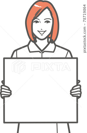 Nurse with whiteboard ③ Nurse with whiteboard ③ 78719864