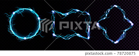 Lightning frames electric blue thunderbolt borders Lightning frames electric blue thunderbolt borders 78720875