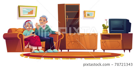 Old people in room in nursing home Old people in room in nursing home 78721343